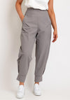 Naya Tuck Cuff Casual Trouser, Mink
