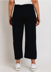 Naya Wide Leg Crop Trouser, Navy