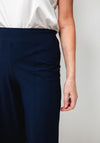 Naya Seam Detail Wide Leg Trousers, Navy