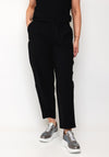 Naya Patch Pocket Seam Detail Trousers, Black