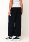 Naya Pull on Wide Leg Trousers, Navy