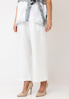 Naya Elasticated Wide Leg Trousers, White