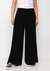Naya Black Wide Leg Trousers, Black