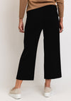 Naya High Waist Wide Leg Cropped Trouser, Black