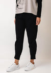 Naya Slim Leg Cuffed Trouser, Black