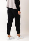 Naya Slim Leg Cuffed Trouser, Black