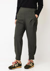 Naya Barrel Leg Trousers, Green