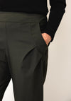 Naya Barrel Leg Trousers, Green