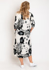 NOEN Floral Print Midi Dress, Grey