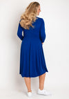 NOEN Round Neck Midi Jersey Dress, Cobalt