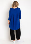 NOEN Round Neck Jersey Tunic Top, Cobalt