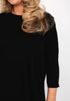 NOEN Round Neck Jersey Tunic Top, Black