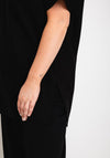 NOEN V-Neck Tunic Top, Black
