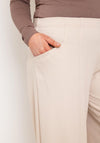 NOEN Balloon Leg Casual Trousers, Beige