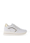 Nero Giardini Leather Chunky Trainers, White