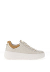Nero Giardini Leather Chunky NG Laced Trainers, Beige