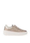 Nero Giardini Metallic Leather NG Trainers, Gold
