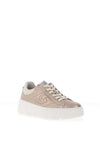 Nero Giardini Metallic Leather NG Trainers, Gold