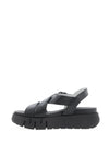 Nero Giardini Leather Criss Cross Sandals, Black