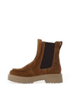 Nero Giardini Suede Leather Slip On Boots, Cognac