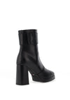 Nero Giardini Leather Panel Heeled Boots, Black