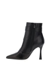 Nero Giardini Leather Panel Heeled Boots, Black
