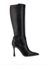 Nero Giardini Leather Knee High Tapered Heel Boots, Cognac