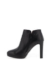 Nero Giardini Smooth Leather Heeled Ankle Boot, Black