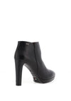 Nero Giardini Smooth Leather Heeled Ankle Boot, Black