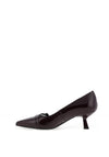 Nero Giardini Strap Court Shoe, Wine