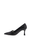 Nero Giardini Crossover Strap Court Shoe, Black