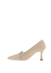 Nero Giardini Crossover Strap Court Shoes, Nude