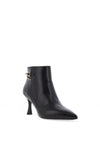 Nero Giardini Leather Stud Detail Heeled Ankle Boots, Black