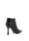 Nero Giardini Leather Heeled Ankle Boots, Black