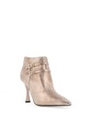 Nero Giardini Leather Heeled Ankle Boots, Gold