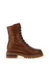 Nero Giardini Leather Military Boot, Tan