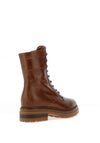 Nero Giardini Leather Military Boot, Tan