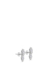 Newbridge Silver Plated Double Floral Earrings