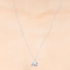Newbridge Elephant Charm Necklace, Silver