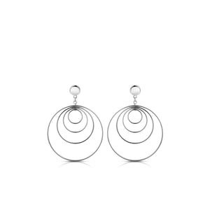 Newbridge Silverware Spiral Earrings, Silver
