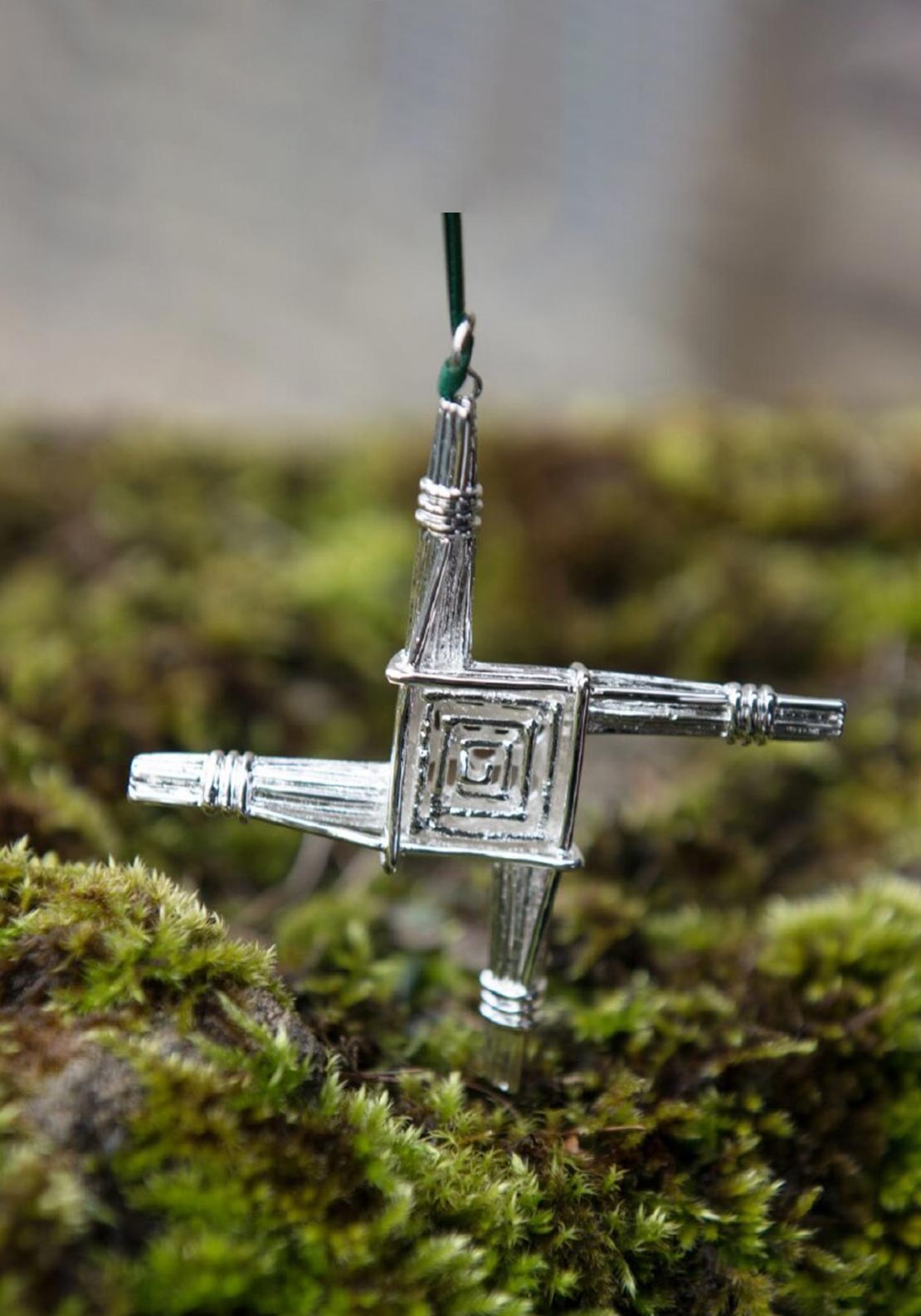 Newbridge St Brigids Cross Decoration, Silver