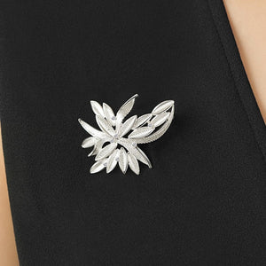Newbridge Leaf Brooch, Silver