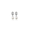 Newbridge Grace Kelly Drop Earrings, Silver