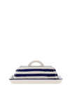 Newbridge Blue Stripe Butter Dish