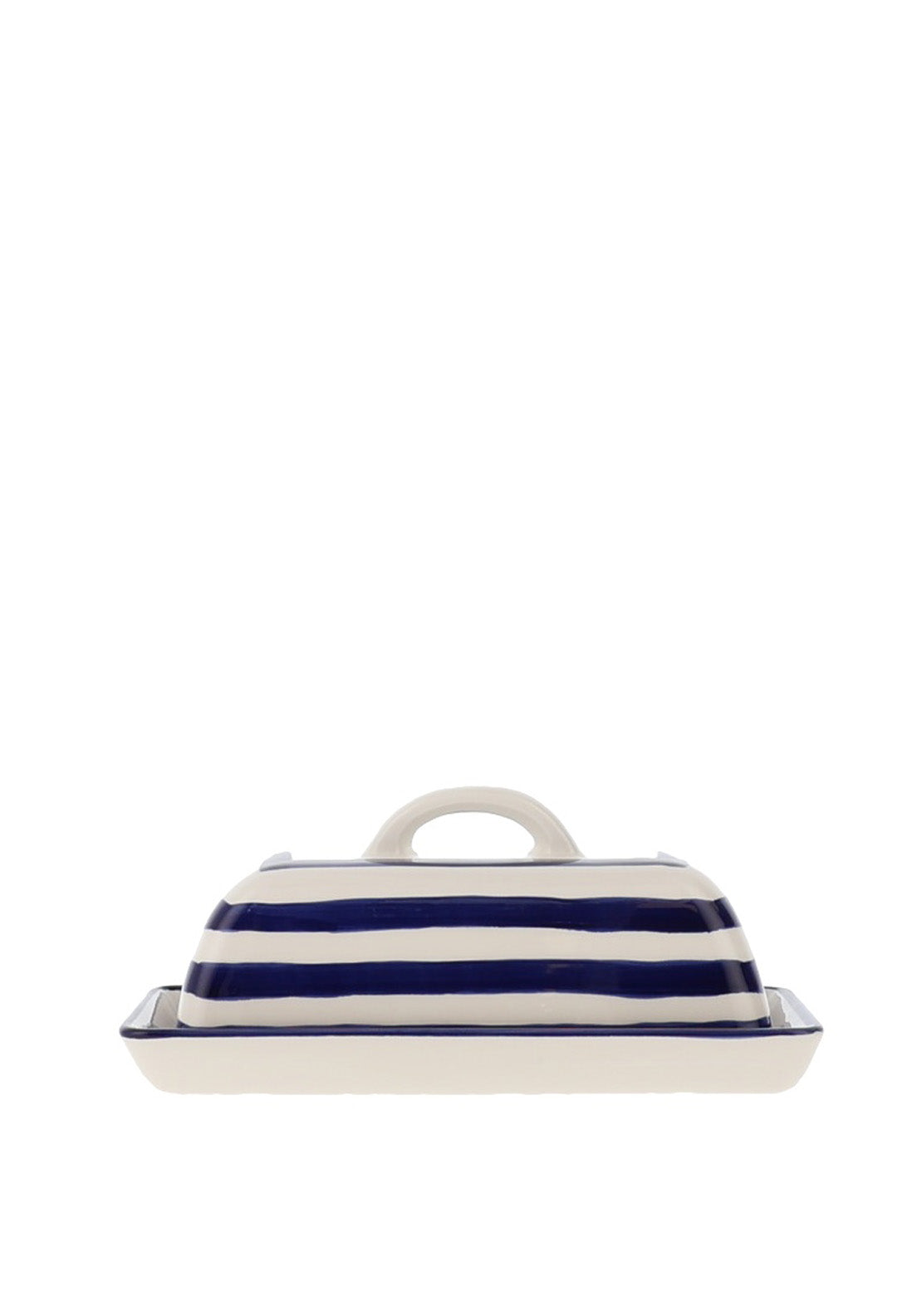 Newbridge Blue Stripe Butter Dish