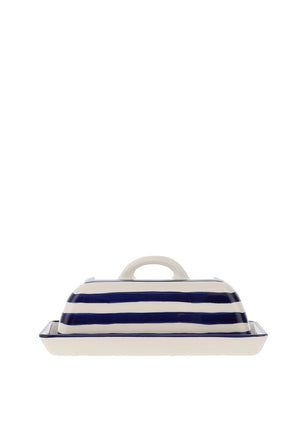 Newbridge Blue Stripe Butter Dish