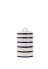 Newbridge Small Blue Stripe Cannister with Lid