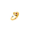 Newbridge Heart Spinner Ring, Gold