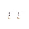 Newbridge Pearl Stud Earrings, Silver