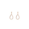 Newbridge Baguette Stone Drop Earrings, Gold